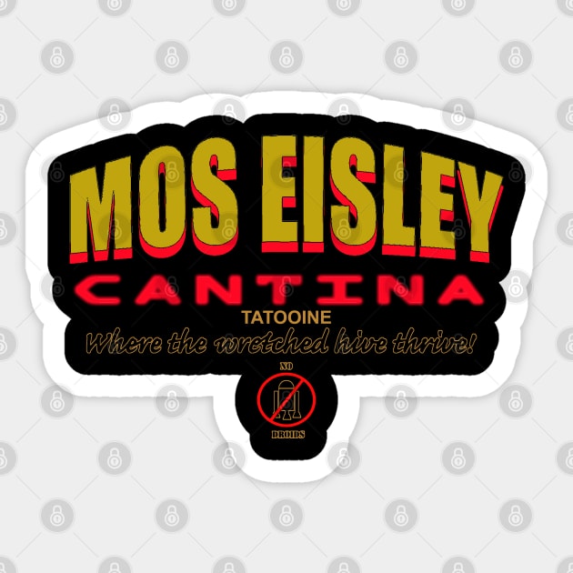 mos eisley Sticker by jwviz